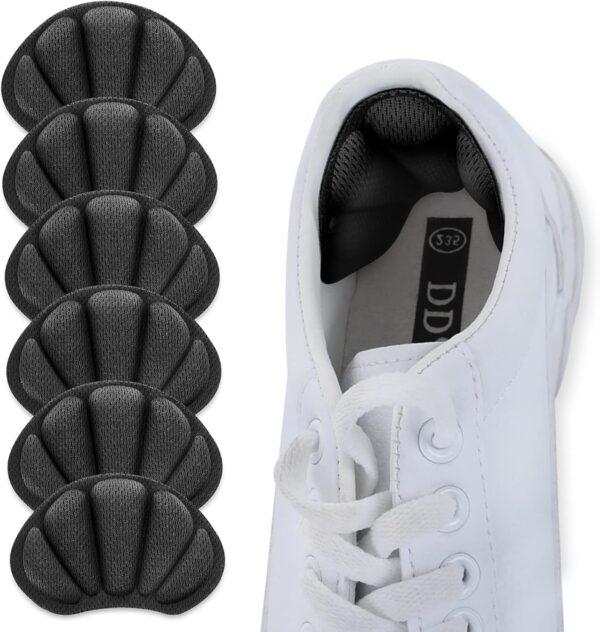 Sibba 3 Pares de Almohadillas para Zapatos con Inserciones Relleno Protectores para el Ajuste Apretado A Grande Botas Sueltas Cojín Plantillas Para Mujer Hombre Salud Productos Cuidado Pies Negro - Image 5