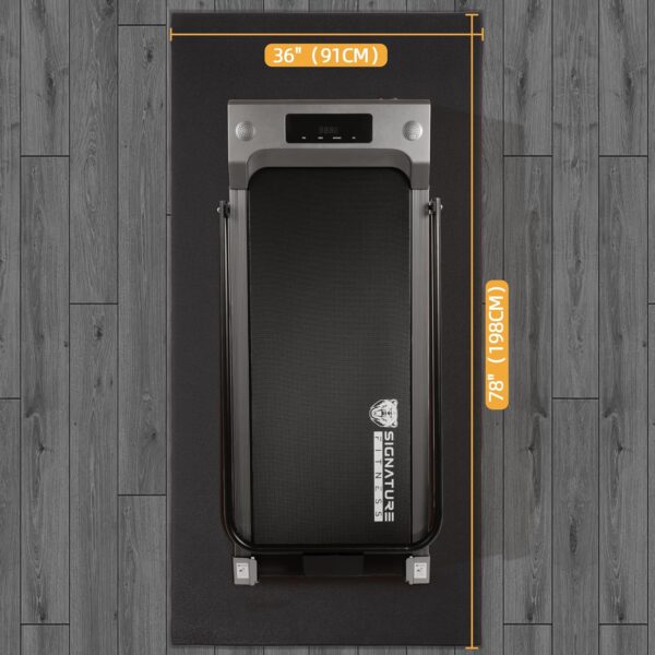 BalanceFrom GoFit Alta Densidad Cinta de Correr Ejercicio Bicicleta Equipo Alfombrilla, 3 x 6.5-ft, GoFit, Regular - Image 3