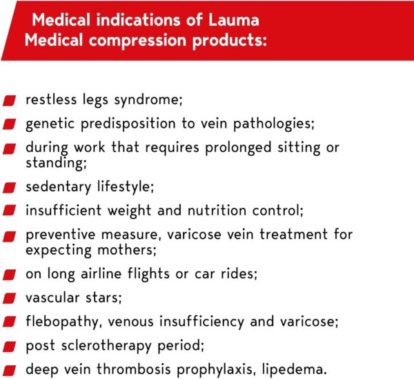 Lauma Medical, 23-32 mmHg Medias de compresión médica de clase 2 con rayas de encaje, venas varicosas, a menudo hinchazón en las piernas, dolor en las pantorrillas y los pies ( - Image 5
