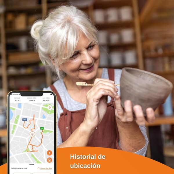 Weenect - GPS para Personas Mayores | Sin límite de Distancia | 7 días de autonomía | Botón de Alerta | Teléfono de urgencia | 2G | Funciona con suscripción - Image 7