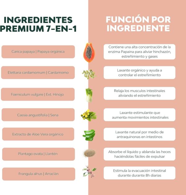 Laxante LAX+, Alivia el Estreñimiento 100% Natural & Vegano, Ablanda las Heces, Efectivo & Rapido con Papaya, Arraclan, Cardamo, Hinojo, Sena, Aloe & Plantago, Respaldado por Estudios Clínicos - Image 6