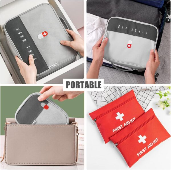 JOYBOY 4Pcs Botiquín de Primeros Auxilios,Bolsa Médica Vacio,kit Portátil,para Oficina,Hogar,Deportes,Viajes,Senderismo,Camping - Image 7