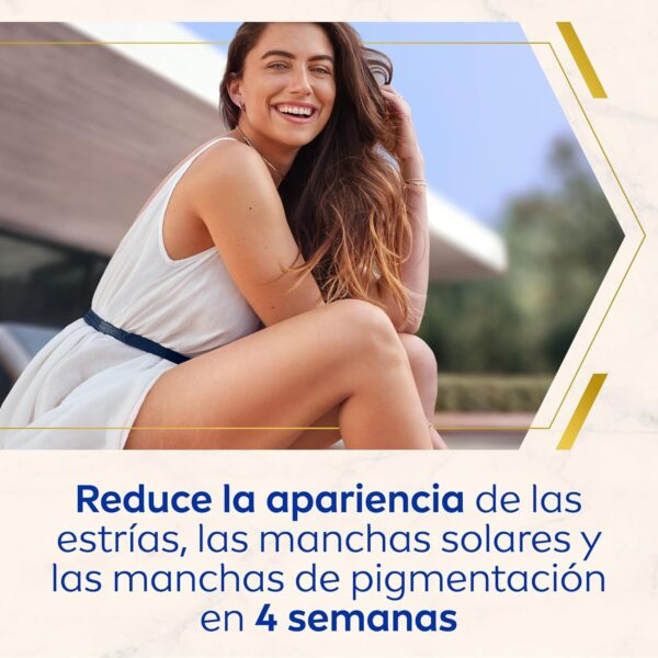 NIVEA Luminous 630 Crema corporal antiestrías y manchas (1 x 200 ml), crema Nivea antiestrías para un tono de piel uniforme, crema hidratante corporal con 48 h de hidratación. - Image 4