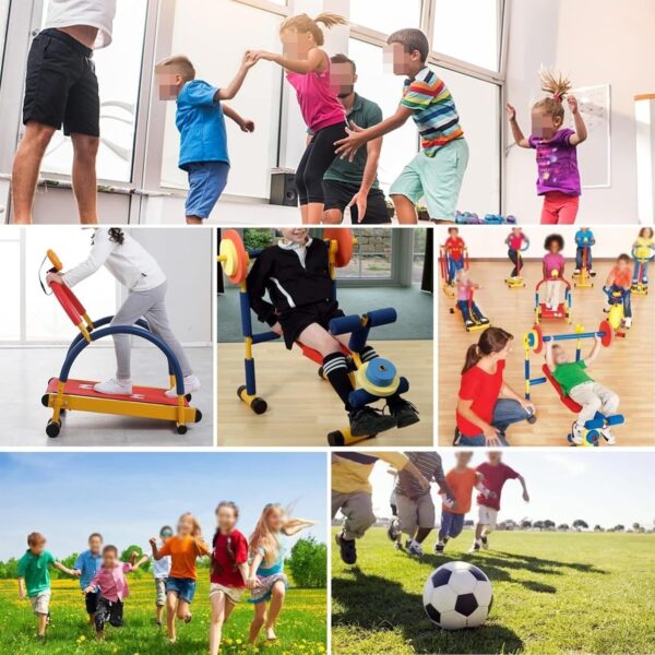 DONGSHUAI Cinta De Correr para Niños, Equipo De Ejercicio Físico para Niños, Cinta De Correr No Motorizada con Pantalla LED, Cinta De Correr para Principiantes, Niños Y Niñas - Image 5