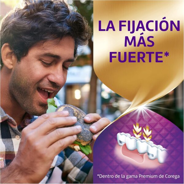 Corega Max Fijación + Sellado, Crema Fijadora para Prótesis Dentales, Hasta 12 Horas de Duración, 40 g - Image 2