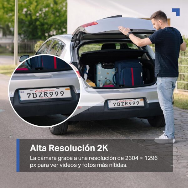 Tapo C410 Kit - Cámara de vigilancia Solar con batería Exterior, Detección de Personas por IA, 2K 3 MP, visión Nocturna de Color, Memoria microSD, batería no extraíble de 6400mAh, Audio bidireccional - Image 4