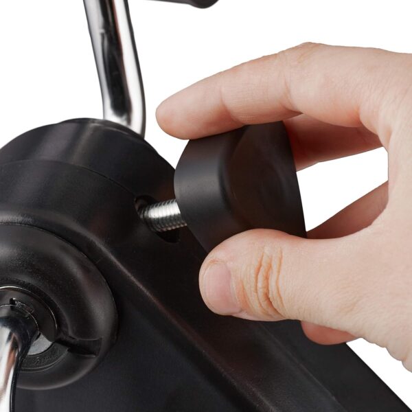 Relaxdays Arm-und Beintrainer Entrenador de Brazos y Piernas, Plegable, para Oficina, en Casa, Mini Bicicleta Estática, 39x36x49,5 cm, Negro - Image 8