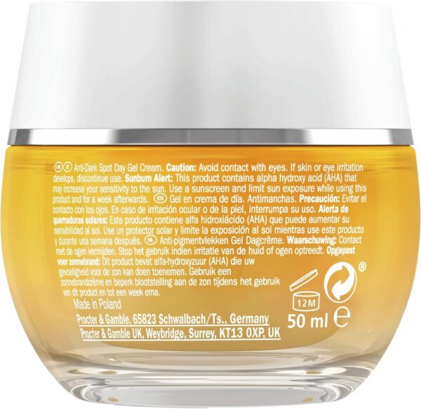 Olay Vitamin C + AHA 24 Crema Hidratante, Gel Crema De Día Para Un Tono De Piel Visiblemente Más Luminoso Y Uniforme 50 ml - Image 2