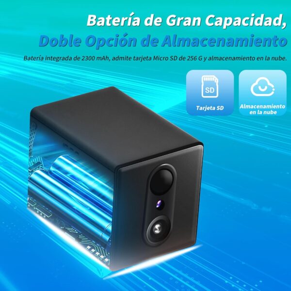 Nisanuki Cámara Espía WiFi, Mini Camara Oculta Inalambricas 1080P HD, 130° Micro Interior/Exterior Mini Cámaras de Vigilancia con Audio bidireccional Visión Nocturna Detección De Movimiento - Image 6