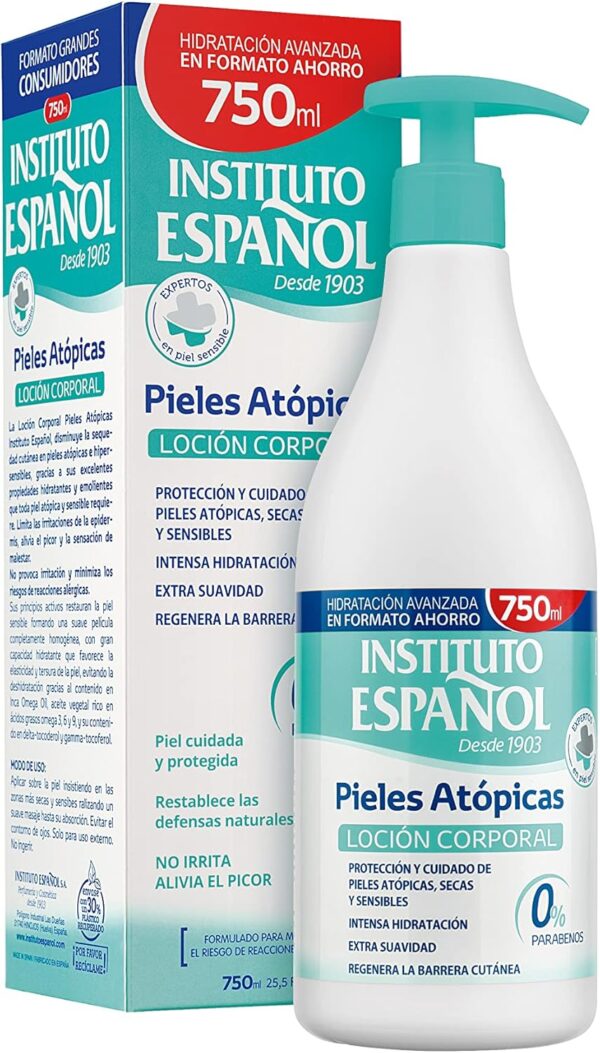 Instituto Español Loción Corporal Piel Atópica, 750 Mililitros