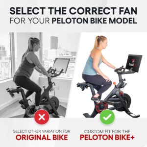 TrubliFit Ventilador personalizado para Peloton Bike+ – Accesorios para Pe...