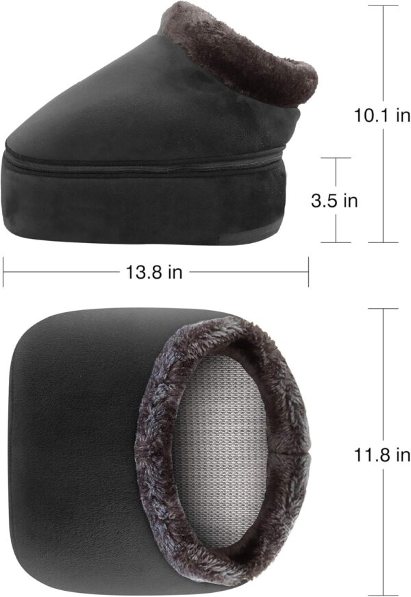 Snailax 2 en 1 Shiatsu Masajeador de Pies con Calefacción, Calentador de Pies o Masaje de Espalda, Masaje de Pies y Alivio del Dolor de Pies, Regalo Original para Mujeres/Hombres/Mamá/Papá - Image 7