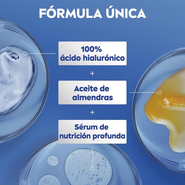 NIVEA Body Milk Nutritivo (1 x 250 ml), leche corporal que hidrata durante 72 h, crema hidratante corporal con aceite de almendras y ácido hialurónico, para piel seca - Image 4
