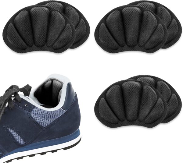 Sibba 3 Pares de Almohadillas para Zapatos con Inserciones Relleno Protectores para el Ajuste Apretado A Grande Botas Sueltas Cojín Plantillas Para Mujer Hombre Salud Productos Cuidado Pies Negro - Image 2