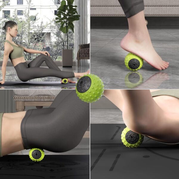 Bola de masaje para relajación de fascia, músculos doloridos, tejido profundo, puntos gatillo, nudos musculares y relajación de yoga, bola de masaje manual - Image 3