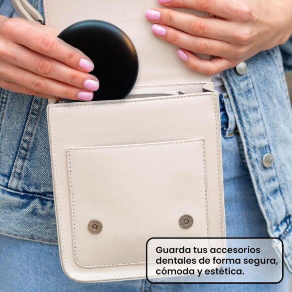 Estuche para Férulas Dentales - Caja para Alineadores Invisibles, Fundas Dentales, Invisaling - Kit para Guardar Aparatos Dentales de Ortodoncia Invisible (Negro) - Image 7