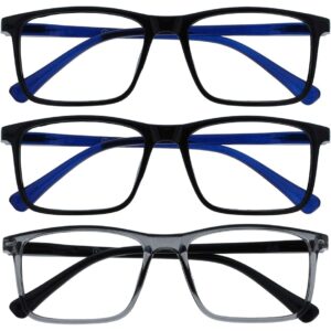 OPULIZE Ink Pack 5 Gafas De Lectura Grande Hombres Mujeres Bisagras Resorte RRRRR4