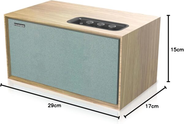 VULKKANO T40 ARC Altavoz Activo con 40W de Potencia, Woofer de 4", HDMI ARC, Bluetooth 5.0, RCA, AUX, USB, Salida Subwoofer, Altavoz para la TV, la Mesa o la estantería, Color Marrón - Image 6