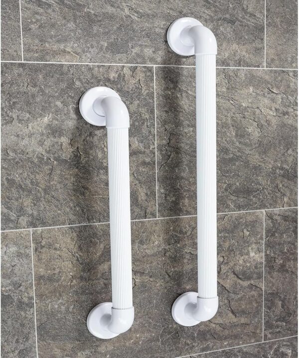 NRS Healthcare F19480 - Asidero de plástico, 60 cm, color blanco - Image 3