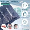 OrtoPrime Bolsa de Gel Frío para LESIONES Bolsa de Gel Frio y Calor REUTILIZABLE - Bolsa frío calor Congelador y Microondas 26 x 15 cm - Bolsa hielo lesiones Adaptable a Cualquier Parte del Cuerpo - Image 6