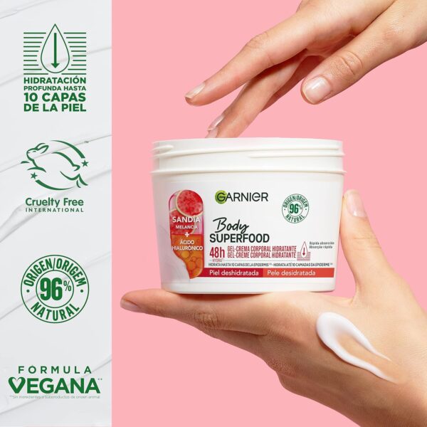 GARNIER Body Food, Hidratación, Sandia, 760 ml - Image 5