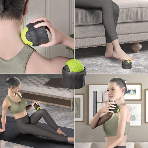 Bola de masaje para relajación de fascia, músculos doloridos, tejido profundo, puntos gatillo, nudos musculares y relajación de yoga, bola de masaje manual - Image 4