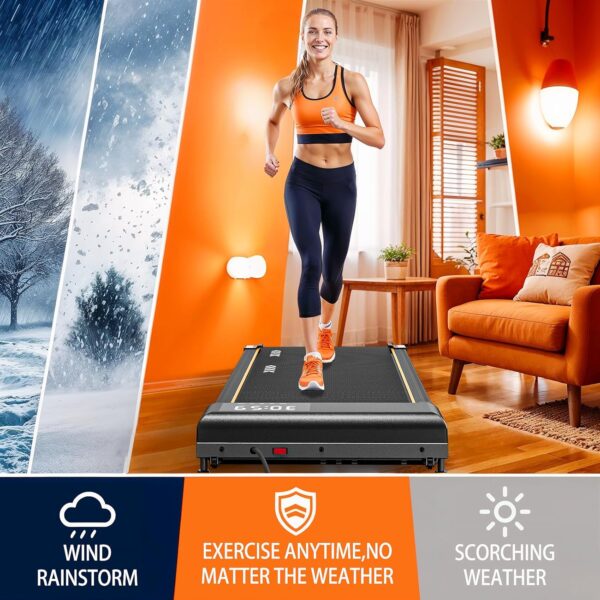 MettleMatic TW1 Cinta de Correr - Walking Pad 2,25HP, Capacidad de Carga de 100KG, Velocidad de 1 a 6 km/h, inclinación del 7%, Cinta de Andar no Requiere instalación, garantía de 2 años - Image 7