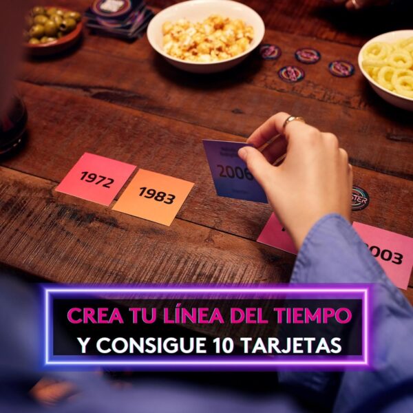 Hitster Temazos - Juego de Mesa adulto, Juego de Cartas con 300 Éxitos Musicales, de 2 a 10 Jugadores +16, App gratuita - Image 5