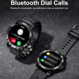 LIGE Reloj Inteligente para Hombres, Pantalla táctil de 1,32 Pulgadas, Rastread...