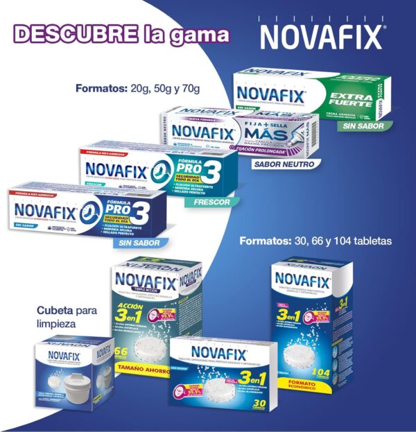 Urgo Novafix - MÁS - Crema adhesiva dentaduras postizas - 40 g - Image 5