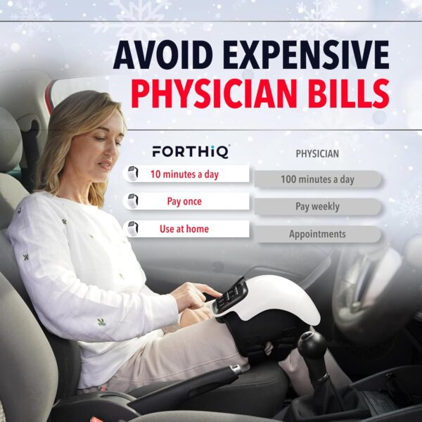 FORTHiQ Masajeador de Rodilla Inalámbrico, Alivio del Dolor Articular por Infrarrojos de Calor Profundo, Terapia con Láser y Vibración, para la Artritis, Tirón de Ligamentos y Lesiones Musculares - Image 5