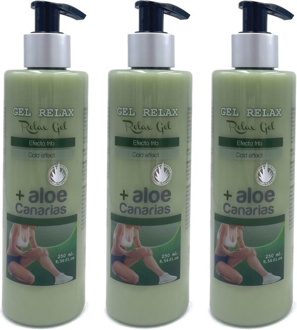 Aloe Plus Gel Relax Efecto Frio de Aloe Vera 250 ml - 3 unidades