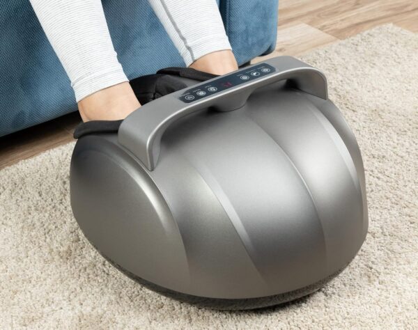GLOBAL RELAX® | VITALZEN MINI PREMIUM Masajeador eléctrico para los pies | Masaje 360º con Presoterapia I Compresión | Circulación de pies cansados | Control Sencillo - Image 6