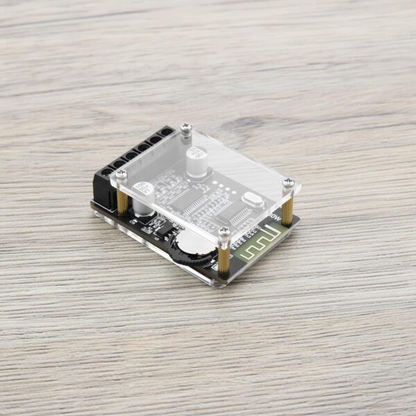 VGOL Placa Amplificadora de Audio Bluetooth XY-P15W Módulo Amplificador Bluetooth Receptor de Audio Digital Inalámbrico de 2.0 Canales con Funda Protectora Acrílica para Altavoz DIY - Image 6