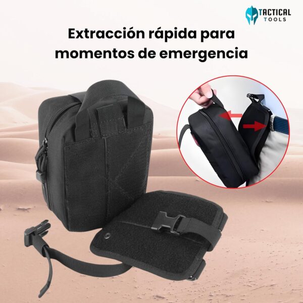 Botiquin Tactico Militar - Botiquin VACIO - Bolso Medico Ideal como Bolsa Tactica, Bolso Hombre tactico - Botiquin Coche - Bolsa botiquin para Construir tu IFAK tactico - Militar Accesorios. - Image 5