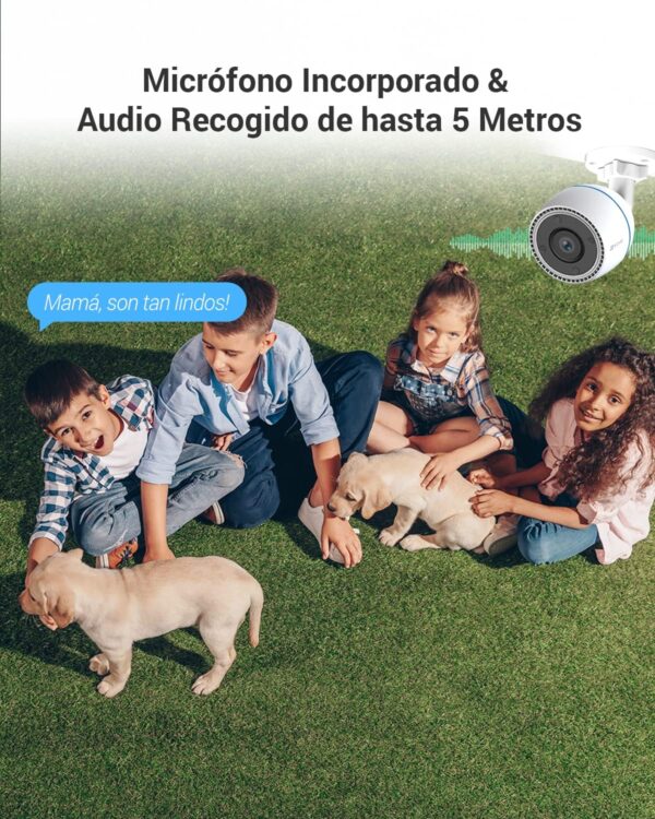 EZVIZ Camara Vigilancia WiFi Exterior,1080P Cámara Exterior de Seguridad IP67 con 30m Visión Nocturna, Detección de Movimiento y Alarma Instantánea, H.265, Compatible con Alexa, Modelo C3TN - Image 2