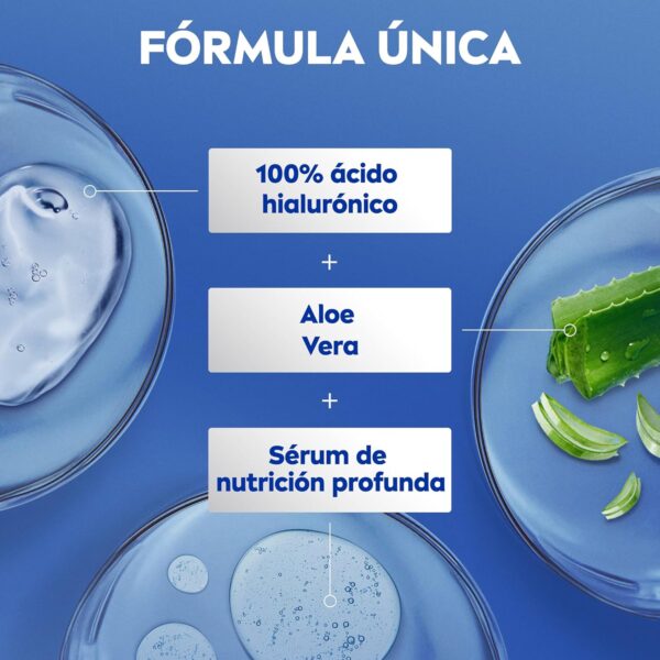 NIVEA Loción Corporal Aloe Vera (1 x 625 ml), body loción refrescante para 72 h de hidratación profunda, loción hidratante con aloe vera, ácido hialurónico y sérum nutritivo - Image 5