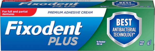 Fixodent Plus Adhesivo para dentadura antibacteriana, 40 g - Image 5