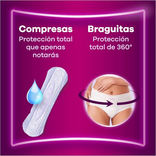 Ausonia Discreet Normal, 72 Compresas Incontinencia Mujer para Pérdidas de Orina, Protección Completa, Discreción Increíble - Image 7