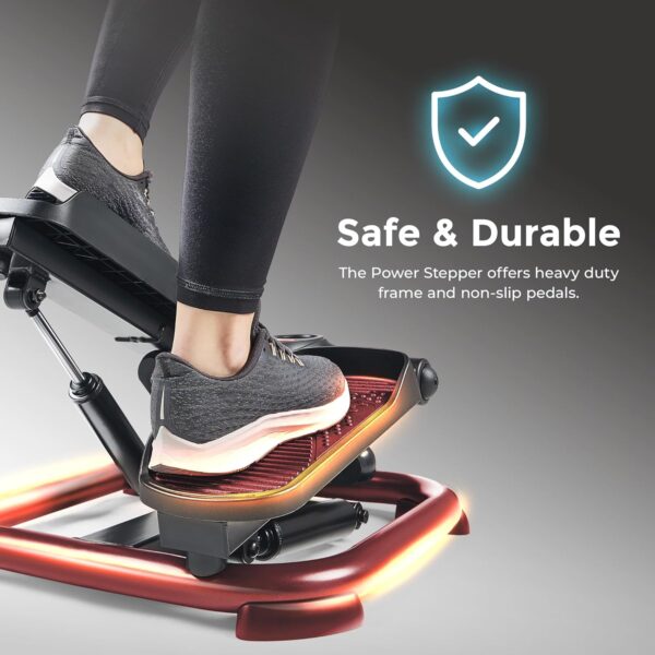 Sunny Health & Fitness Máquina Paso a Paso con Bandas de Resistencia - Image 6