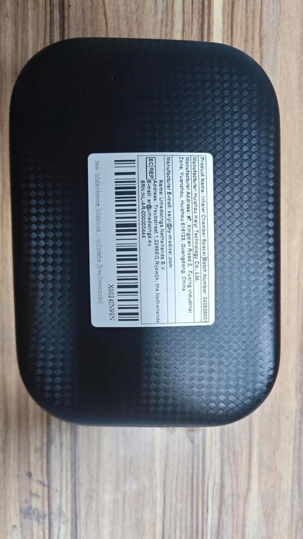 Cámara de inhalación con máscara, incluye estuche de transporte, espaciador de inhalador Aerochamber con máscara compatible con estuche de viaje (para adultos) - Image 8