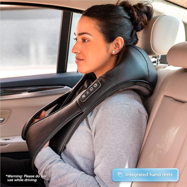 Comfier Masajeador de Cuello y Hombros, Shiatsu Masajeador Cervical y Espalda con Función de Calor, Masajeador Eléctrico para Relajación en Casa, Oficina,Regalos para Hombres y - Image 6
