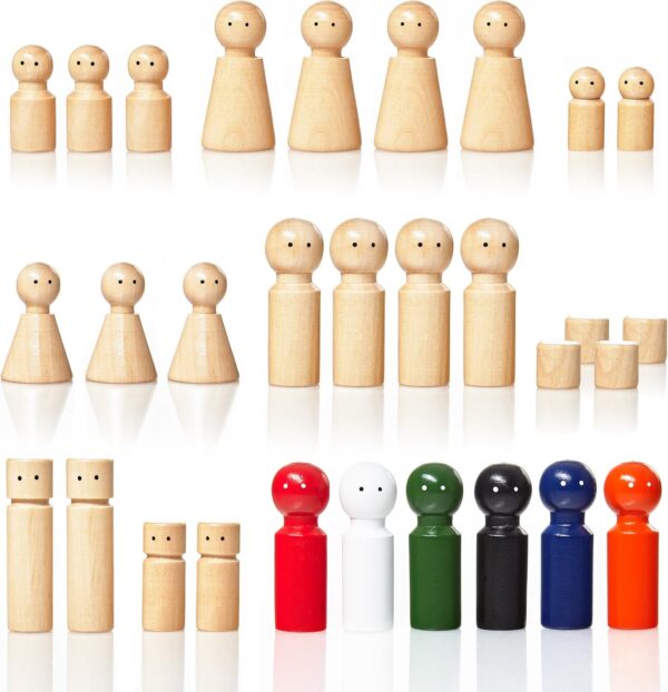 Lumaland Juego Pedagógico para el Entrenamiento y la Terapia Familiar Constelaciones Familiares y Sistémicas con 32 Figuras de Madera - Image 6
