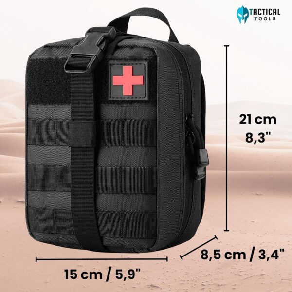 Botiquin Tactico Militar - Botiquin VACIO - Bolso Medico Ideal como Bolsa Tactica, Bolso Hombre tactico - Botiquin Coche - Bolsa botiquin para Construir tu IFAK tactico - Militar Accesorios. - Image 3