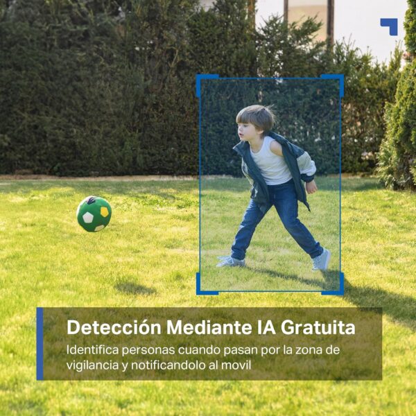 Tapo C410 Kit - Cámara de vigilancia Solar con batería Exterior, Detección de Personas por IA, 2K 3 MP, visión Nocturna de Color, Memoria microSD, batería no extraíble de 6400mAh, Audio bidireccional - Image 6
