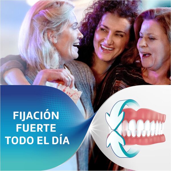 Corega Crema Fijadora Para Prótesis Dentales, Extra Fuerte, Durante Todo el Día, Sabor a Menta Fresca, Pack 3 Unidades x 70 g - Image 6
