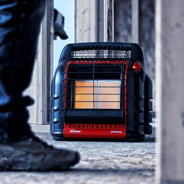 Mr. Heater Corporation MH18B calentador de propano portátil, rojo - Image 2