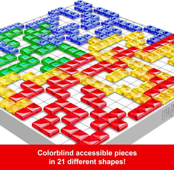 Mattel Games - Juego de Mesa Blokus - Fácil de Aprender - 21 Piezas de Color por Jugador - Entretenido - Estrategia y Desafíos - para Toda la Familia - BJV44 - Image 7