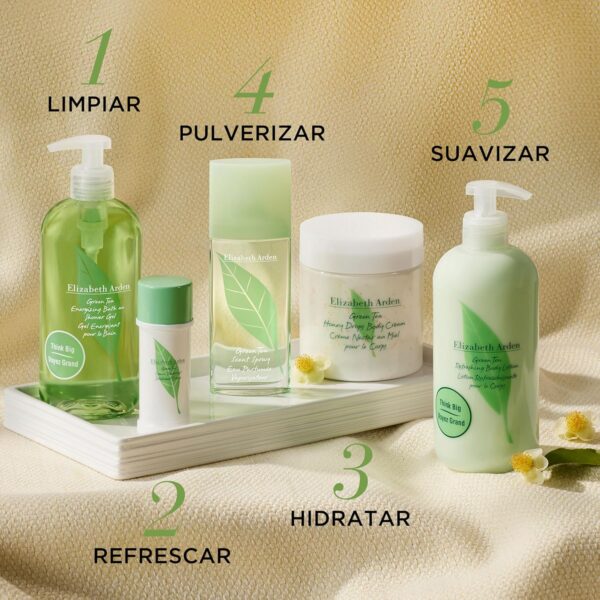 Elizabeth Arden - Green Tea Honey Drops, Crema Hidratante Corporal con Gotas de Miel y Extracto de Té Verde, Revitaliza e Hidrata, Refresca y Alivia, Regenera hasta la Piel más Seca, 500ml - Image 7