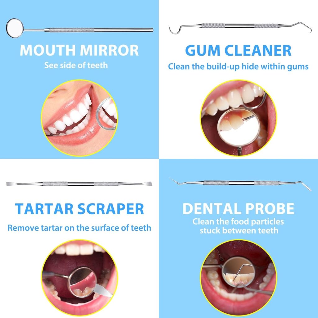 Kit de reparación temporal de dentaduras postizas, juego de 4 piezas de cuidado dental, adhesivo para rellenos de dentaduras postizas y kit de cuidado dental para reparación de dientes rotos